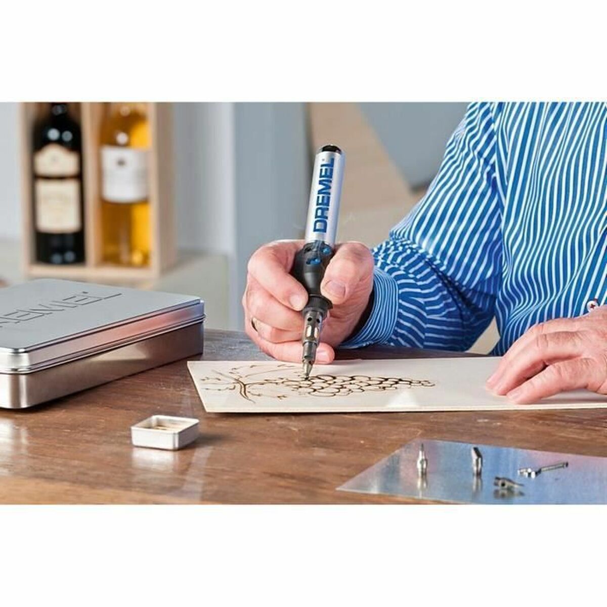 Conjunto de acessórios para pirografia Dremel 204 4 Peças